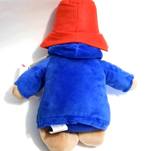 Kohks Cares Paddington Bear Red Hat Blue Coat Plush Stuffed Animal 13in NWT - Picture 3 of 5